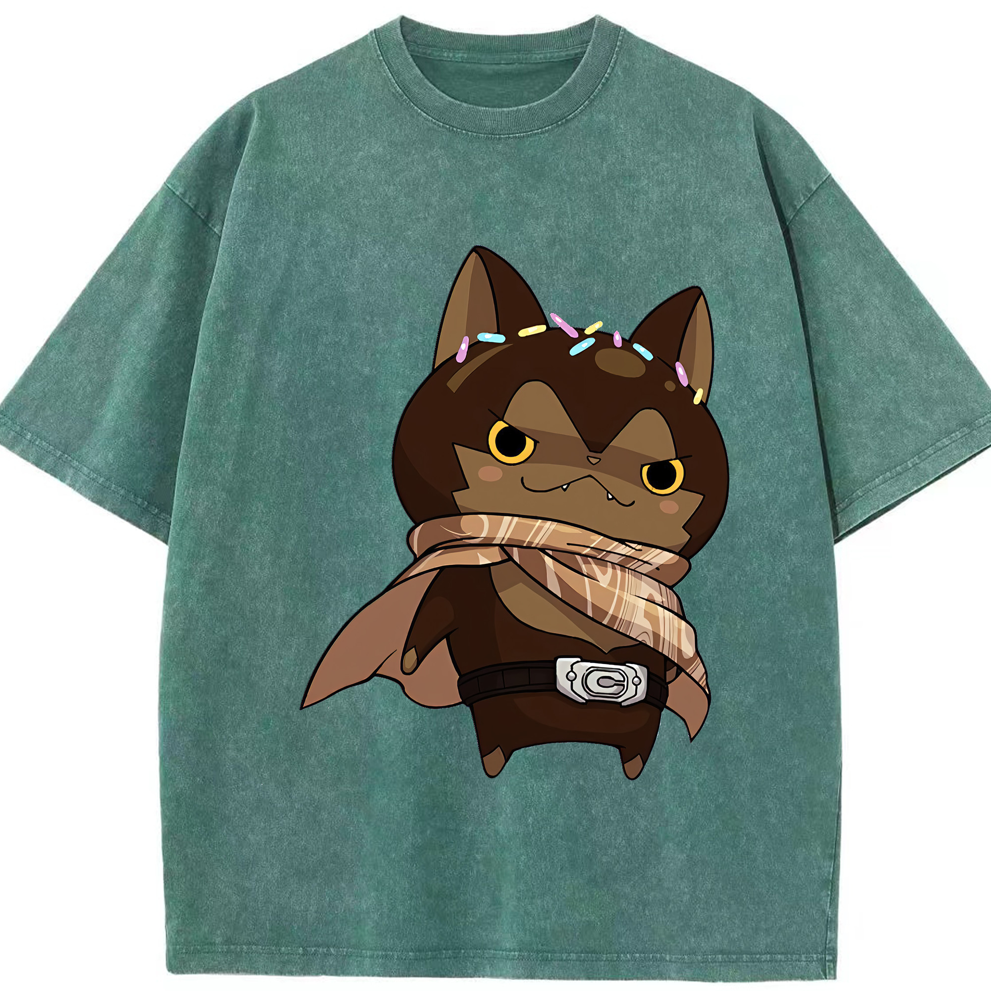 （画像用） 妖怪ウォッチ Yo-kai Watch 綿100% ヴィンテージ風 半袖Tシャツ（フロントプリント）